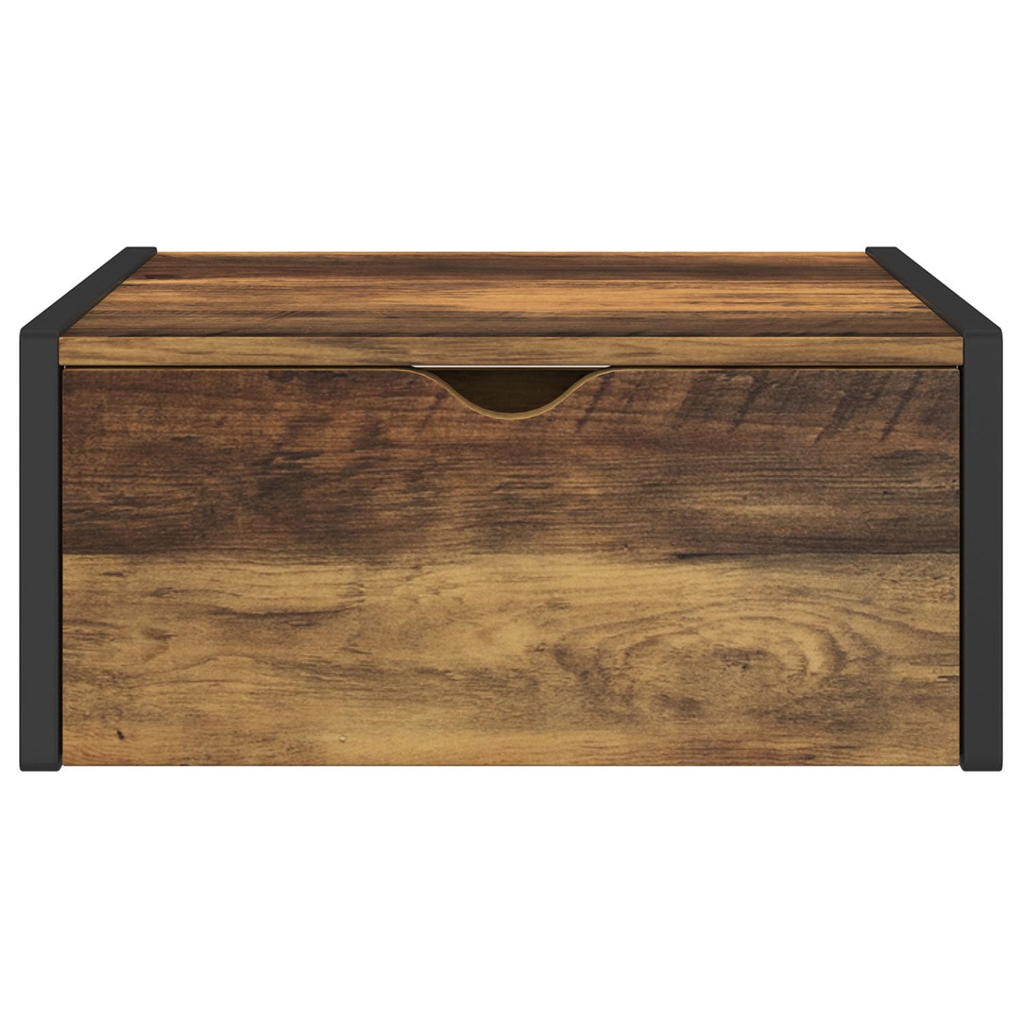 IDMarket - Set di 2 comodini a parete HAWKINS Mensola sospesa dal design industriale