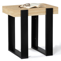 IDMarket - Set di 2 comodini PHOENIX, legno e nero