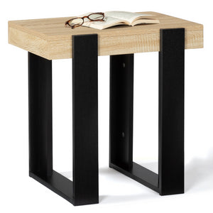 IDMarket - Set di 2 comodini PHOENIX, legno e nero