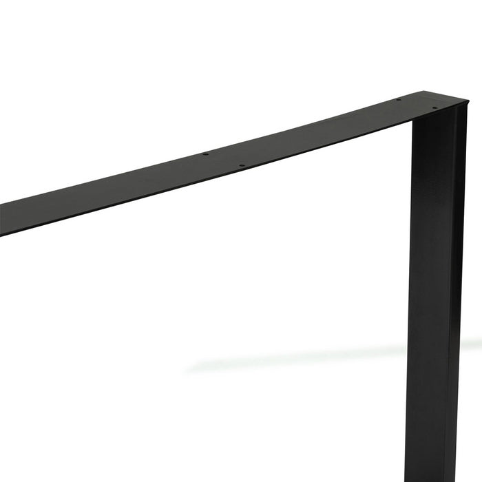 IDMarket - Set di 2 gambe per tavolo quadrato 78x71 cm design industriale