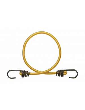 Set di 2 tenditori in gomma con ganci, 8mmx60cm, giallo - THIRARD