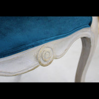 Set di 2 POLTRONE COREEN IN VELLUTO BLU