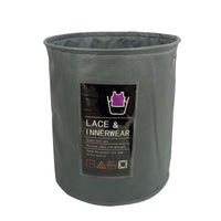 Set di 2 Porta Biancheria Oxford Grigio 36x40cm Tny