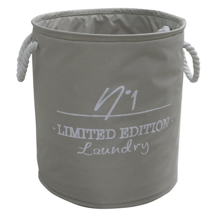 Set di 2 Portabiancheria Grigio Chiaro S 32x35