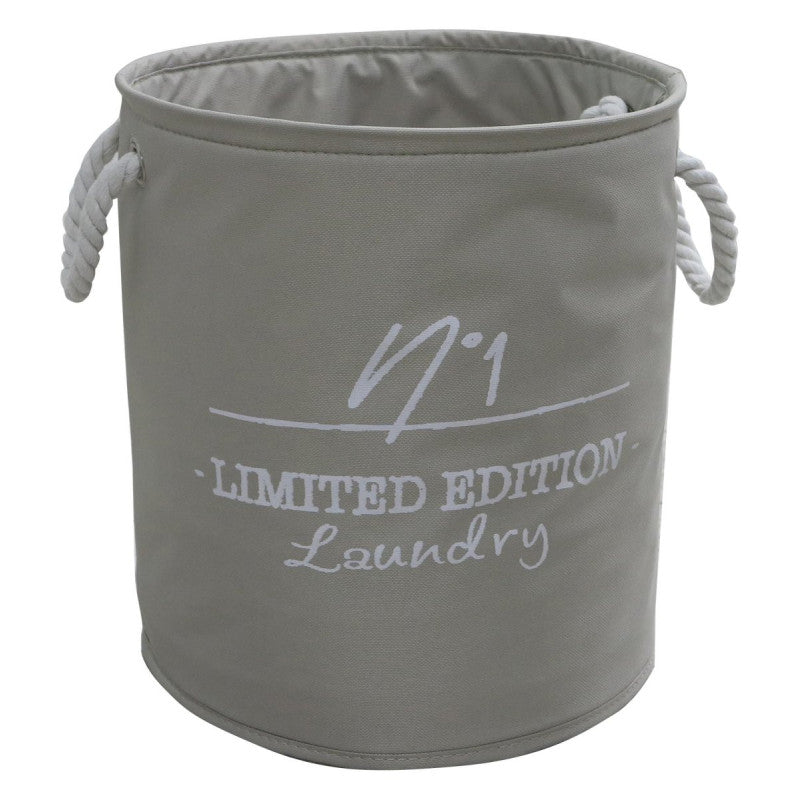 Set di 2 Portabiancheria Grigio Chiaro S 32x35