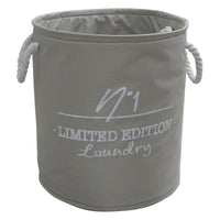 Set di 2 Portabiancheria Grigio Chiaro S 32x35