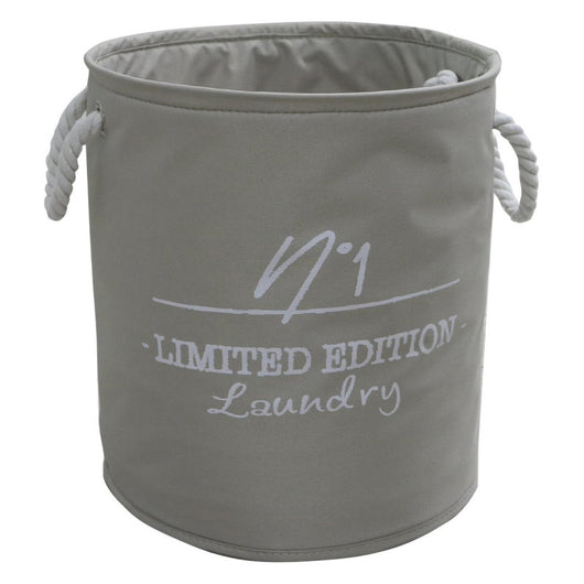 Set di 2 Portabiancheria Grigio Chiaro S 32x35