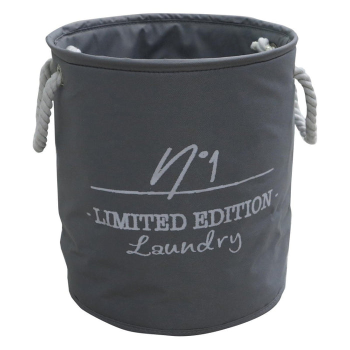 Set di 2 Portabiancheria Grigio S 32x35