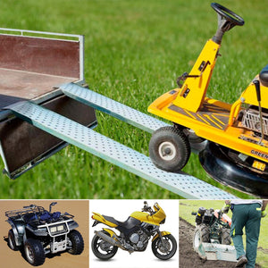 ProBache - Set di 2 rampe di carico in acciaio zincato