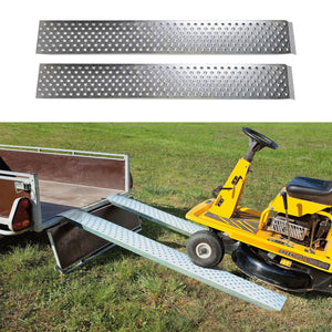 ProBache - Set di 2 rampe di carico in acciaio zincato