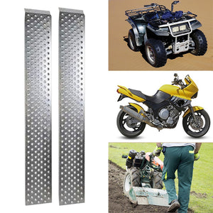 ProBache - Set di 2 rampe di carico in acciaio zincato