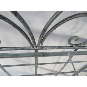 Set di 2 Scaffali In Metallo 3 Ripiani Jude 61x28x122 Grigio Anticato