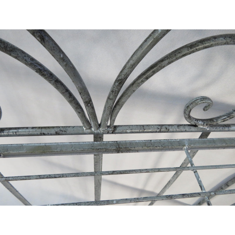 Set di 2 Scaffali In Metallo 3 Ripiani Jude 61x28x122 Grigio Anticato