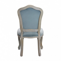 Set di 2 SEDIE CHARLENE IN VELLUTO GRIGIO