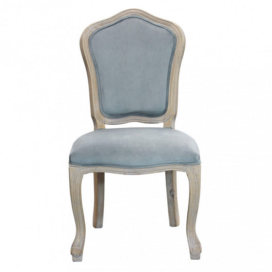 Set di 2 SEDIE CHARLENE IN VELLUTO GRIGIO