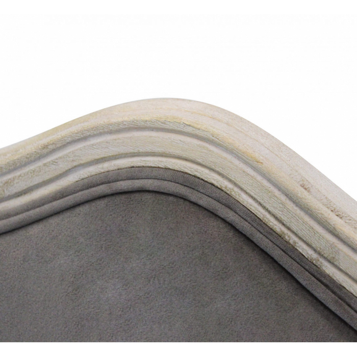 Set di 2 SEDIE CHARLENE IN VELLUTO TAUPE