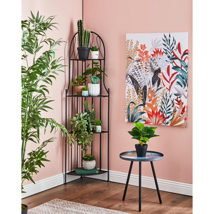 Set di 2 Sedie Iago In Metallo Con Seduta Tonda 39x39x94 Nero Opaco