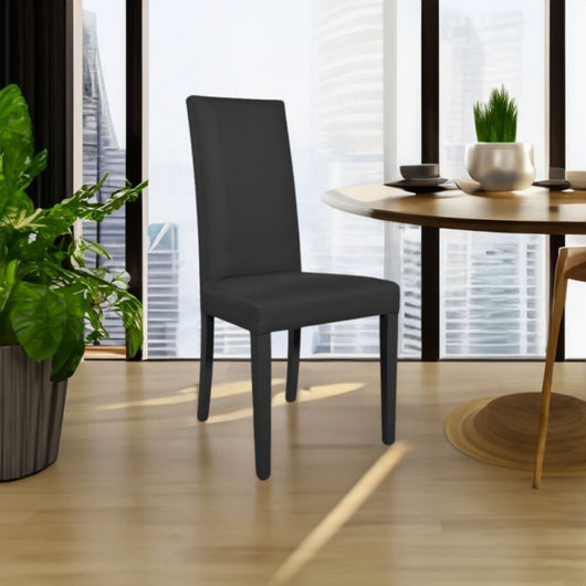 Set di 2 Sedie Nancy nera standard