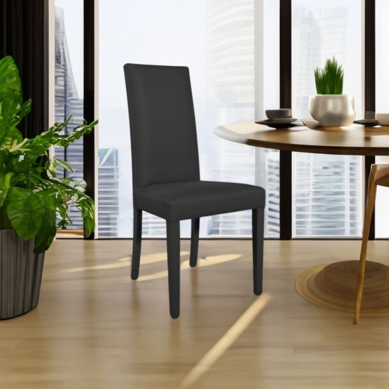 Set di 2 Sedie Nancy nera standard