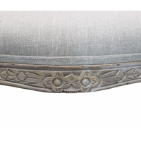 Set di 2 SEDIE ROMY IN TESSUTO GRIGIO