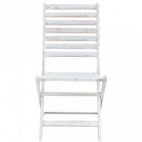 Set di 2 SEDIE SERENA SENZA BRACCIOLI BIANCA
