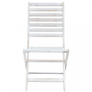 Set di 2 SEDIE SERENA SENZA BRACCIOLI BIANCA