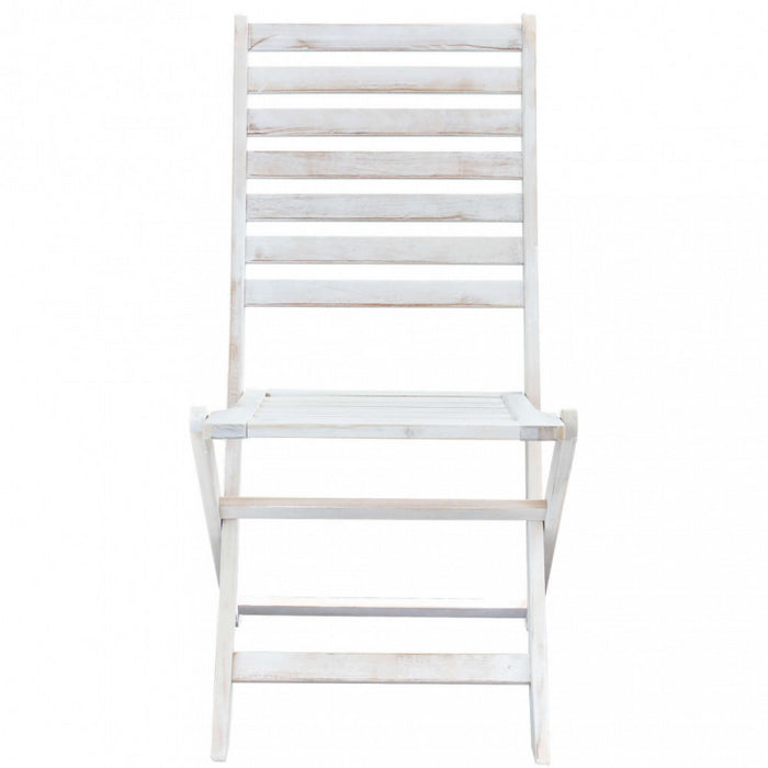 Set di 2 SEDIE SERENA SENZA BRACCIOLI BIANCA