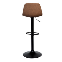 IDMarket - Set di 2 sgabelli da bar TEXAS vintage marrone