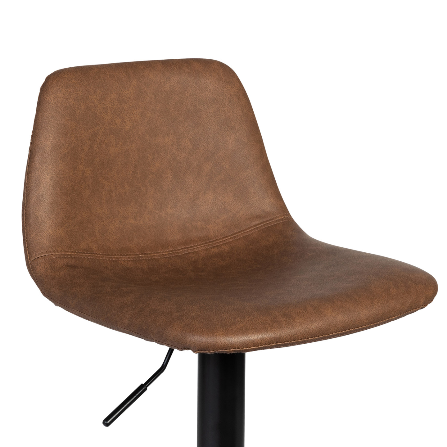 IDMarket - Set di 2 sgabelli da bar TEXAS vintage marrone
