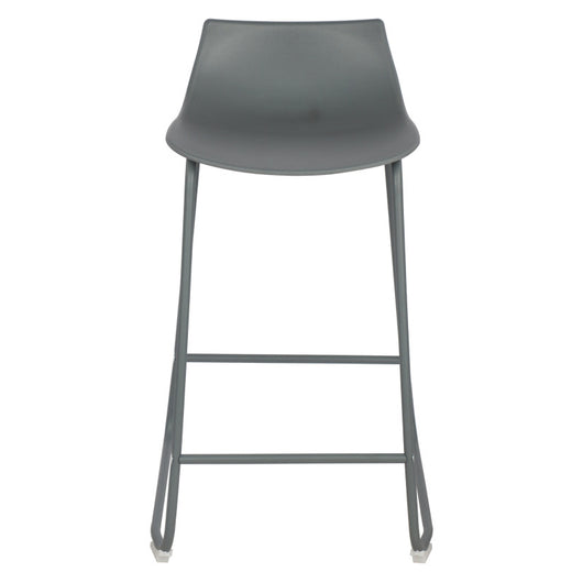 Set di 2 Sgabelli Derek Seduta In Pp Grigio Scuro