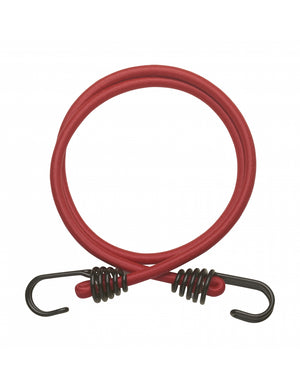 Set di 2 tenditori in gomma a gancio, 8mmx1m, rosso - THIRARD