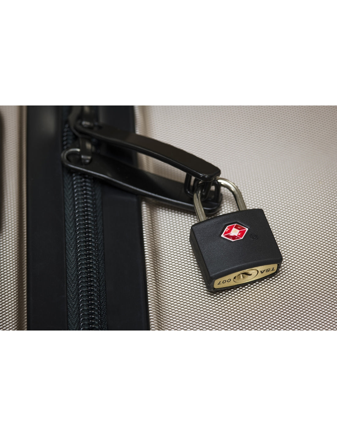 Set di 2 lucchetti TSA, per bagagli, 25mm, ansa in acciaio nichelato, 2 chiavi - THIRARD