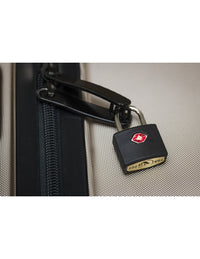 Set di 2 lucchetti TSA, per bagagli, 25mm, ansa in acciaio nichelato, 2 chiavi - THIRARD