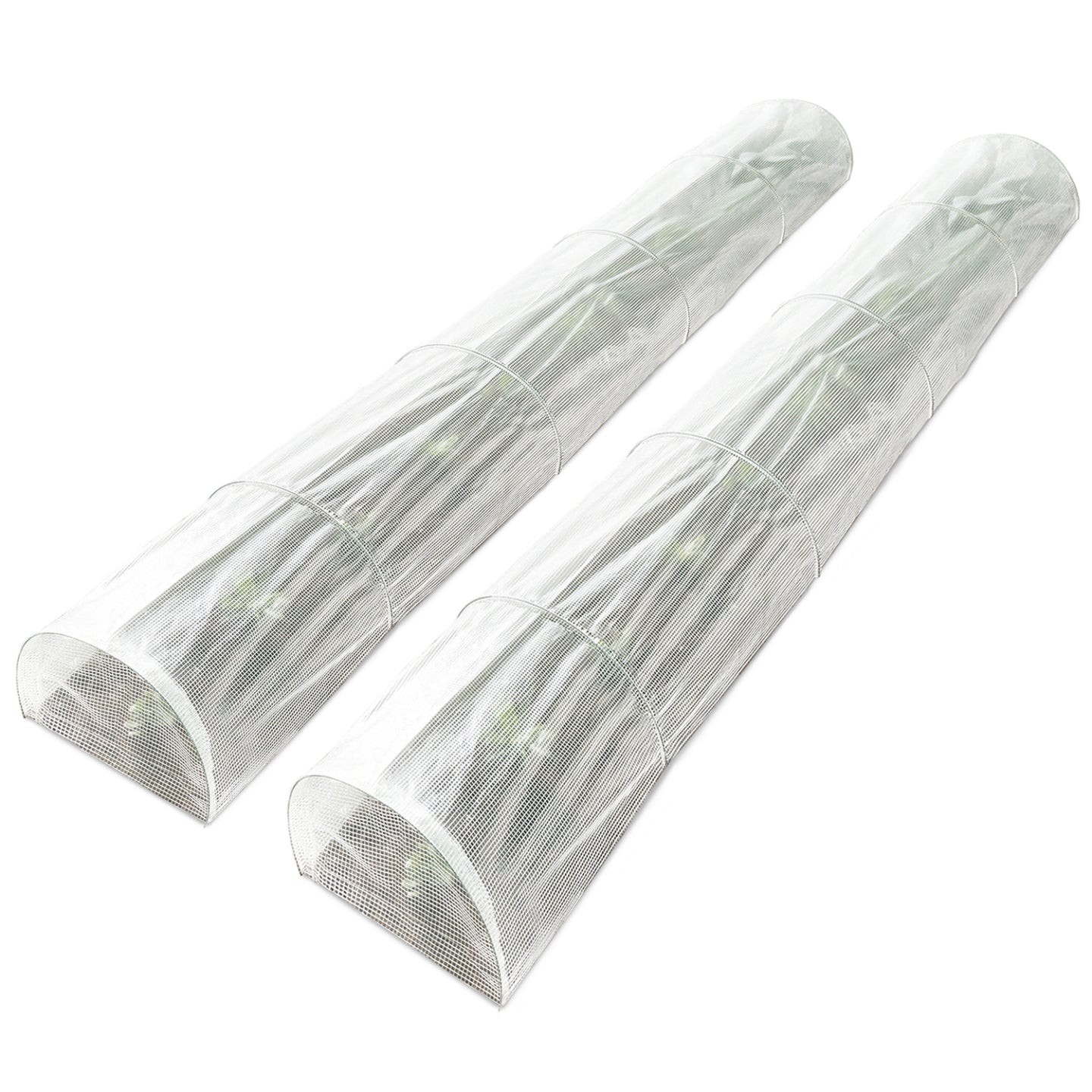 IDMarket - Set di 2 tunnel a fisarmonica da 5 m, tutte le stagioni