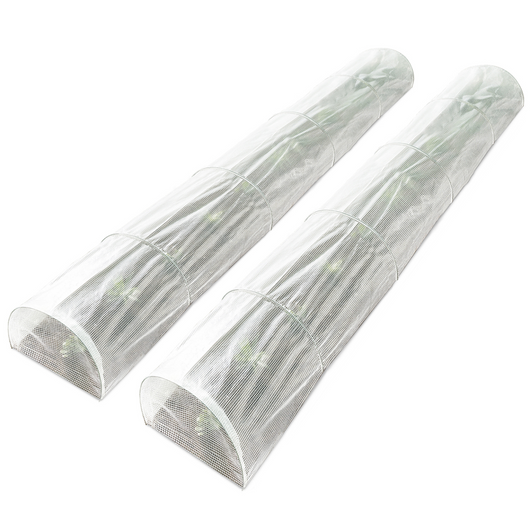 IDMarket - Set di 2 tunnel a fisarmonica da 5 m, tutte le stagioni