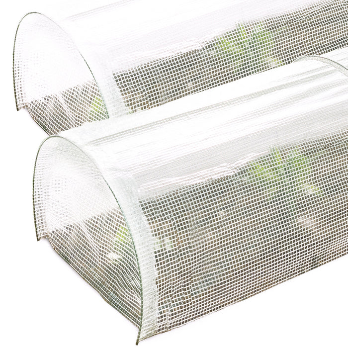 IDMarket - Set di 2 tunnel a fisarmonica da 5 m, tutte le stagioni