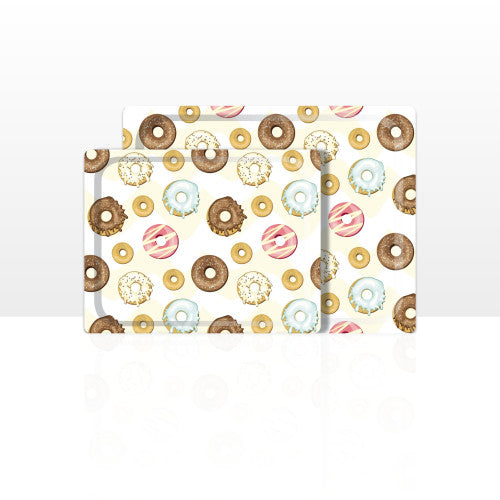 Set di 2 vassoi multiuso (42 x 29 e 48 x 37 cm)