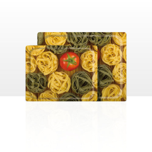 Set di 2 vassoi multiuso (42 x 29 e 48 x 37 cm)