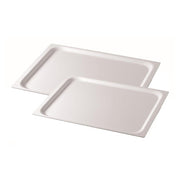 Set di 2 vassoi multiuso (42 x 29 e 48 x 37 cm)