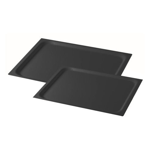 Set di 2 vassoi multiuso (42 x 29 e 48 x 37 cm)