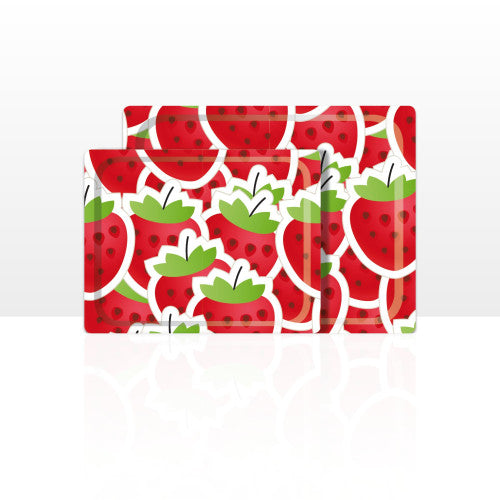 Set di 2 vassoi multiuso (42 x 29 e 48 x 37 cm)