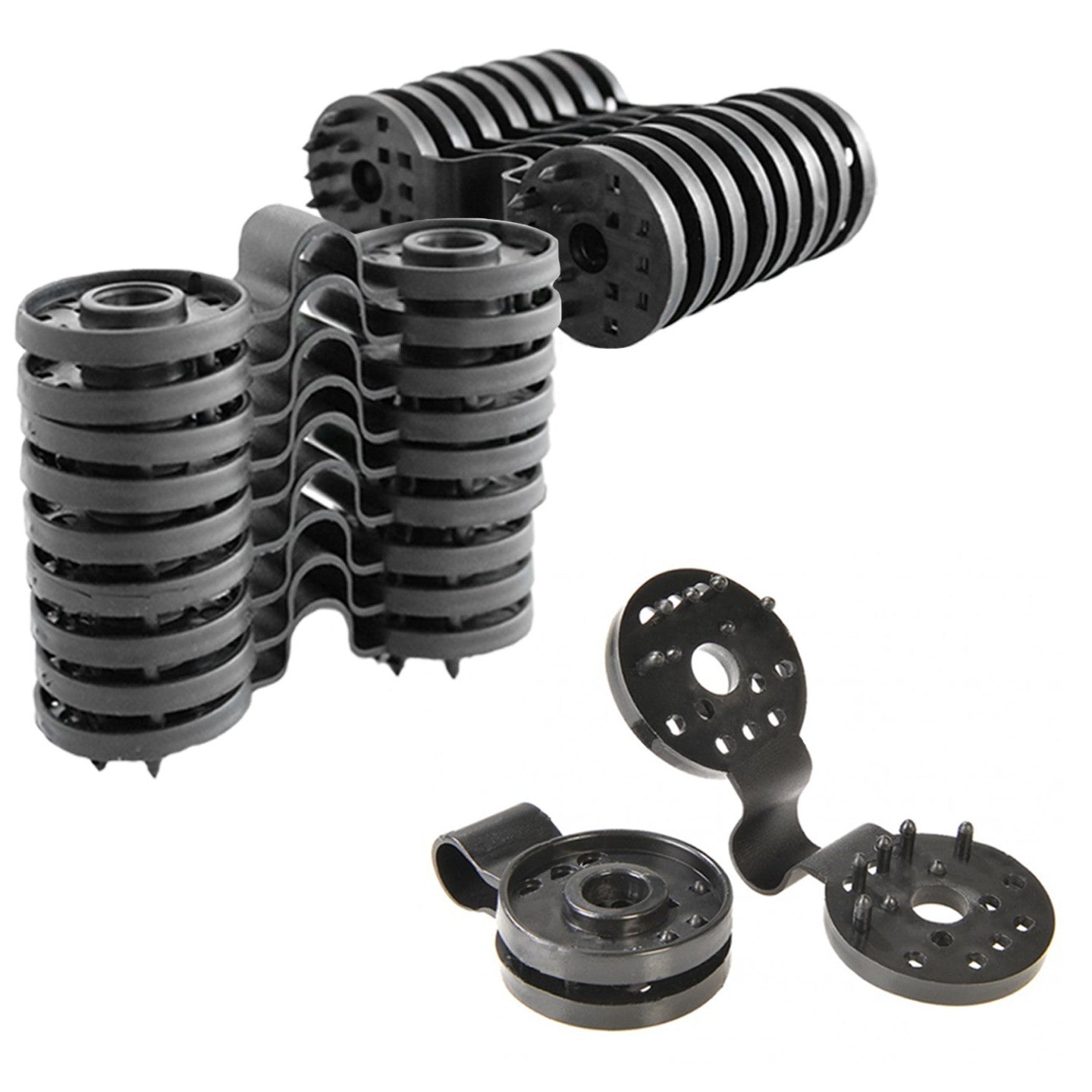 ProBache - Set di 20 clip di fissaggio per rete ombreggiante