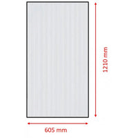 Set di 24 pezzi in policarbonato resistente ai raggi UV per serre da giardino (605 x 1210 x 4 mm)