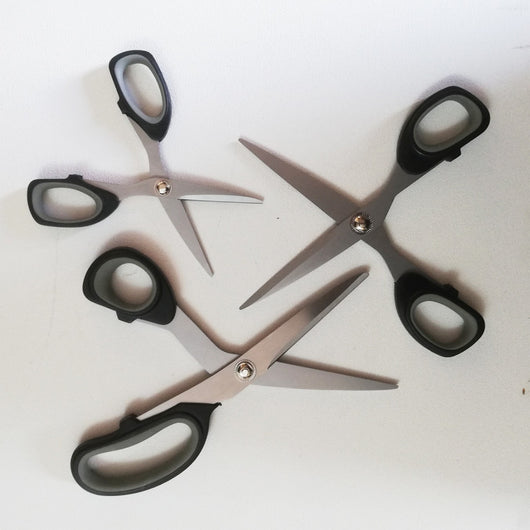 Set di 3 forbici multiuso per taglio carta stoffa cuoio