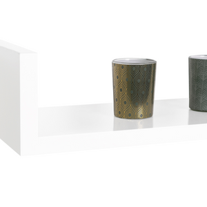 IDMarket - Set di 3 mensole da parete bianche 60/45/30cm