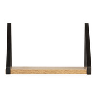 IDMarket - Set di 3 mensole da parete dal design industriale