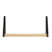 IDMarket - Set di 3 mensole da parete dal design industriale