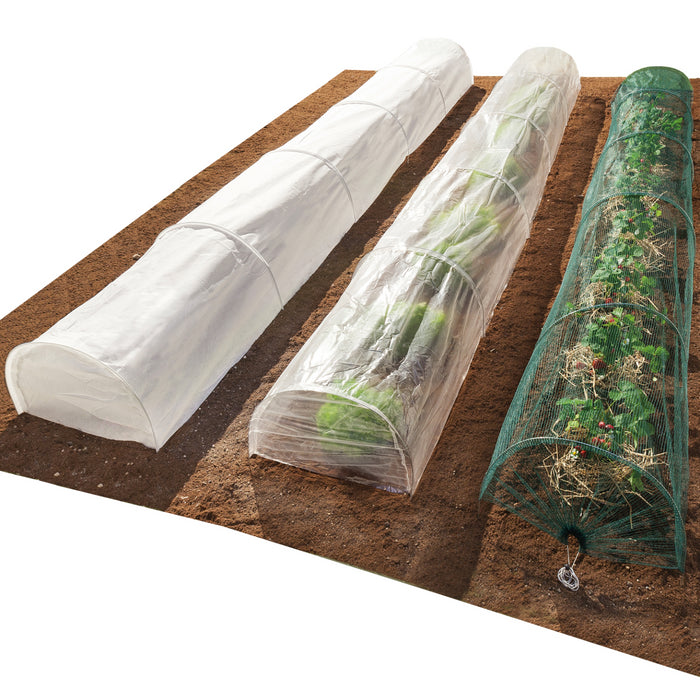 ProBache - Set di 3 serre a tunnel a fisarmonica da 4 m