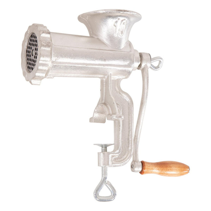 Set di 3 Tritacarne Da Tavolo N 10 Con Vite In Ghisa Finitura Zincata