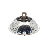 Set di 4 Cestelli Cuocivapore 28 Cm Acciaio Con Piedini E Pomolo In Nylon